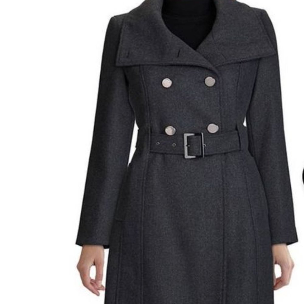 Guess - Wool blend trench coat, Size S